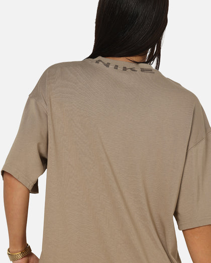 Nike Sportswear Collar Print T-Shirt Khaki