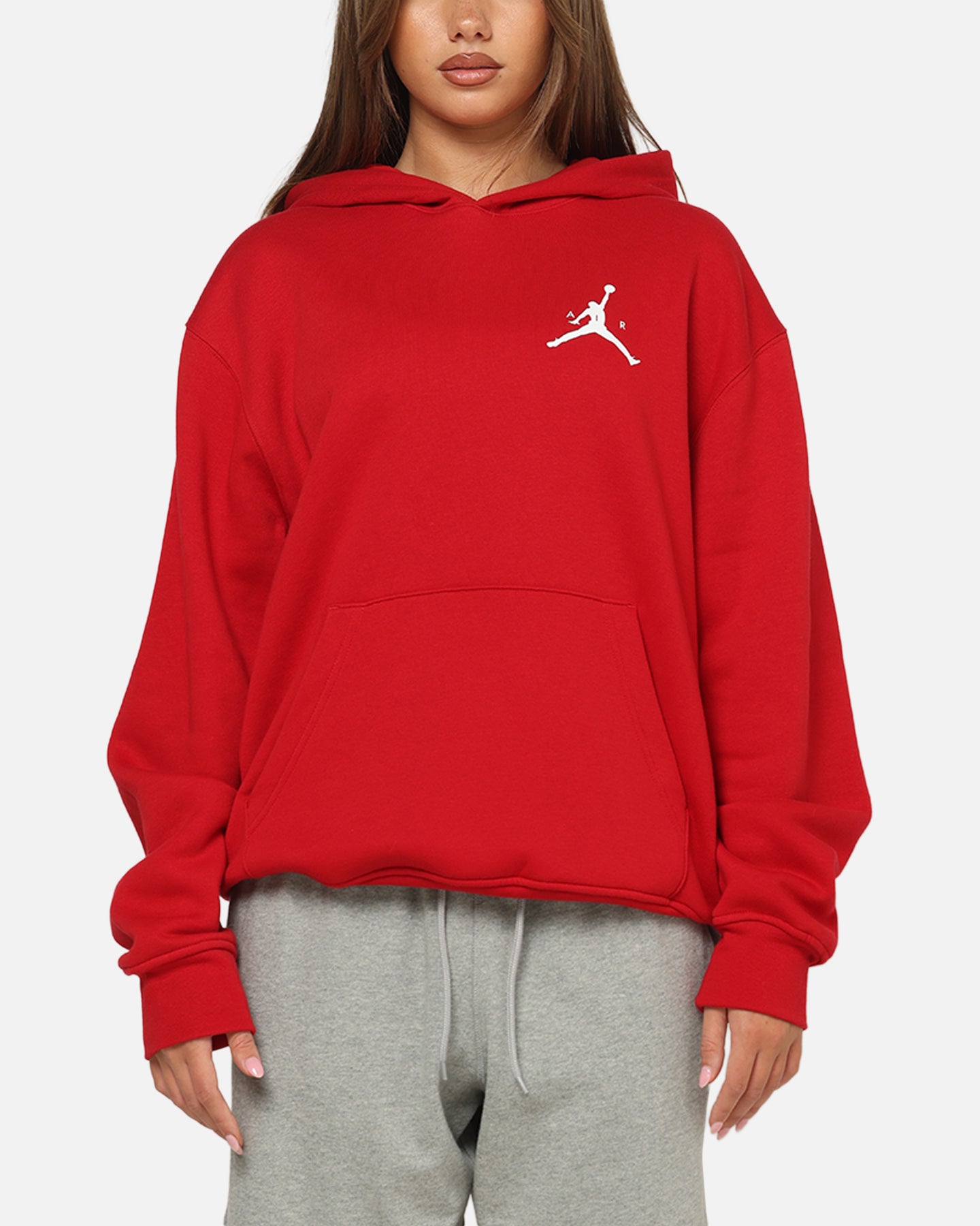 jordan jumpman air hoodie white red