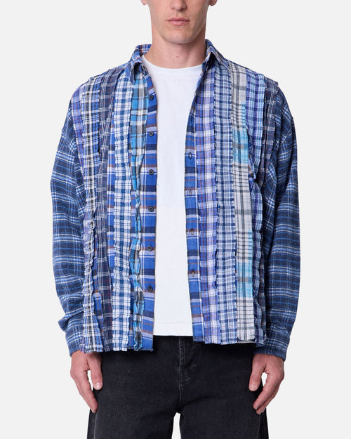 MNML Tuxedo Vintage Flannel Shirt Blue/Multi
