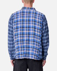 MNML Tuxedo Vintage Flannel Shirt Blue/Multi