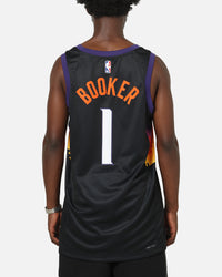 Nike Devin Booker Phoenix Suns #1 City Edition Dri-FIT NBA Swingman Jersey Black