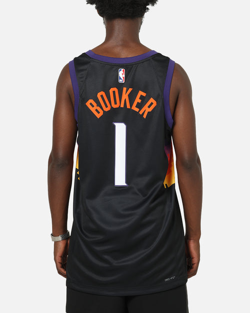 Nike Devin Booker Phoenix Suns #1 City Edition Dri-FIT NBA Swingman Jersey Black