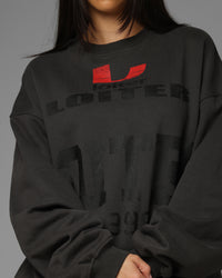 Loiter Champ Crewneck Black