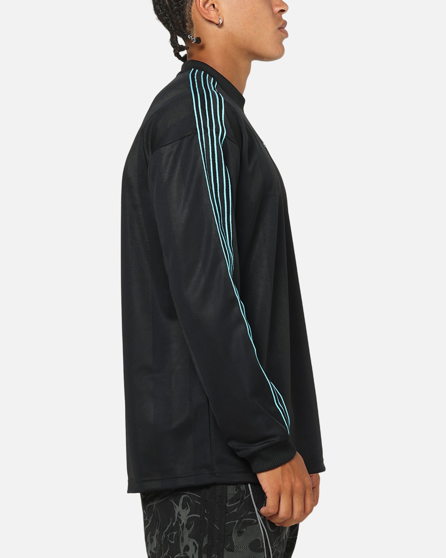 ウェア Pinstripe Long Sleeve Jersey / Black Adidas Long Sleeve Jersey Black | Culture Kings NZ