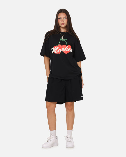 Market Double Cherries T-Shirt Black
