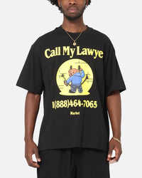 Market Smiley Call My Lawyer T-Shirt Black