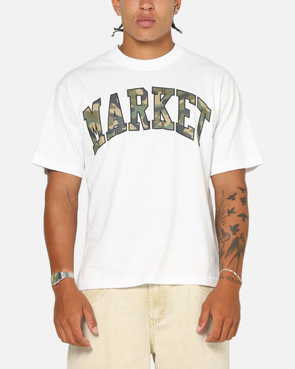 Market Camo Arc T-Shirt White