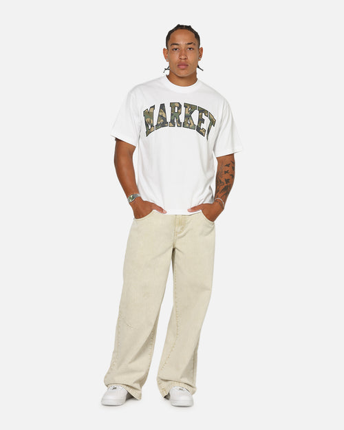 Market Camo Arc T-Shirt White