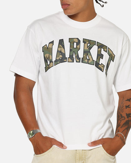 Market Camo Arc T-Shirt White