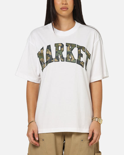 Market Camo Arc T-Shirt White