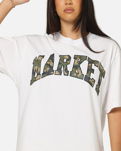 Market Camo Arc T-Shirt White