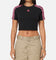 Adidas Women's 3-Stripes Baby T-Shirt Black/Lucid Pink