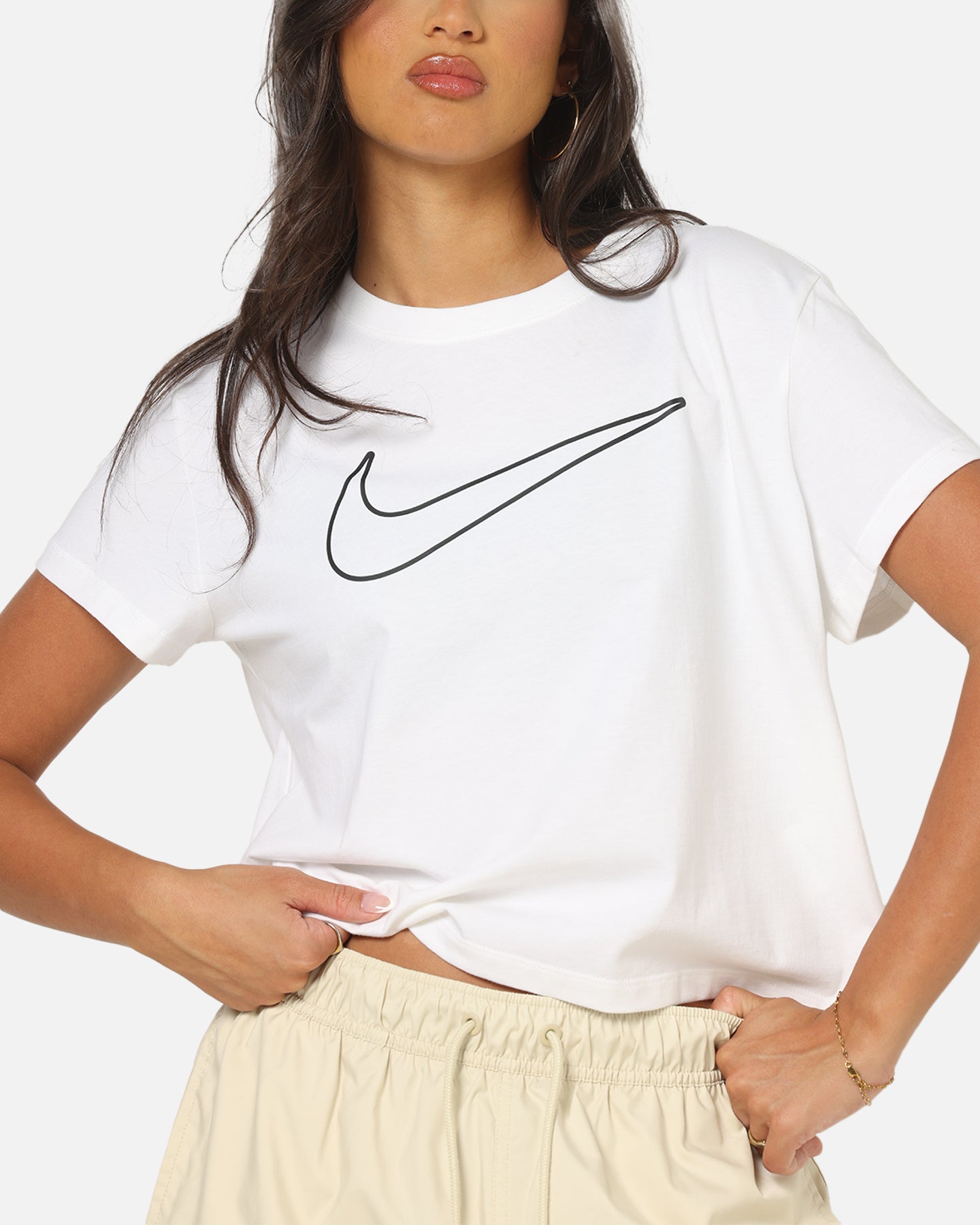 nike shirts women white