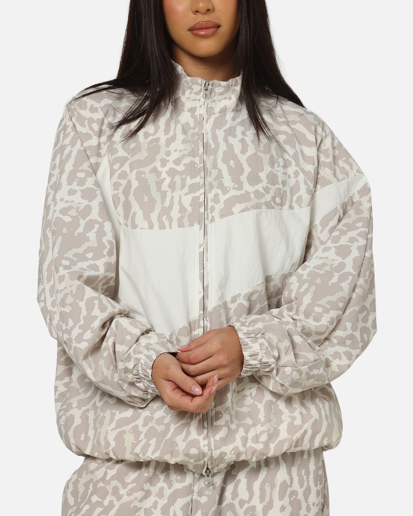 cheetah print nike jacket