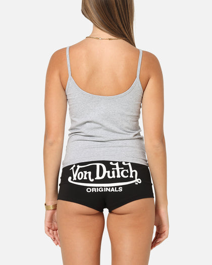 Von Dutch Women's Singlet Top Grey Marle