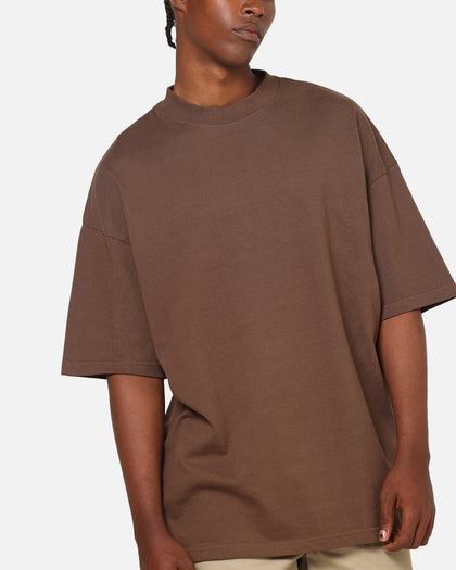 American Thrift Everyday Oversized T-Shirt Brown
