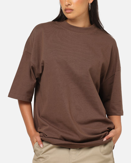 American Thrift Everyday Oversized T-Shirt Brown