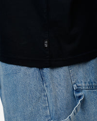 American Thrift Short Sleeve T-Shirt Washed Black