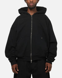 American Thrift Zip Hoodie Black