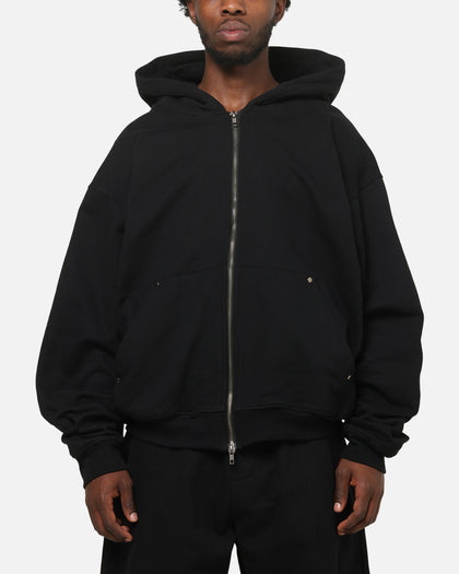 American Thrift Zip Hoodie Black