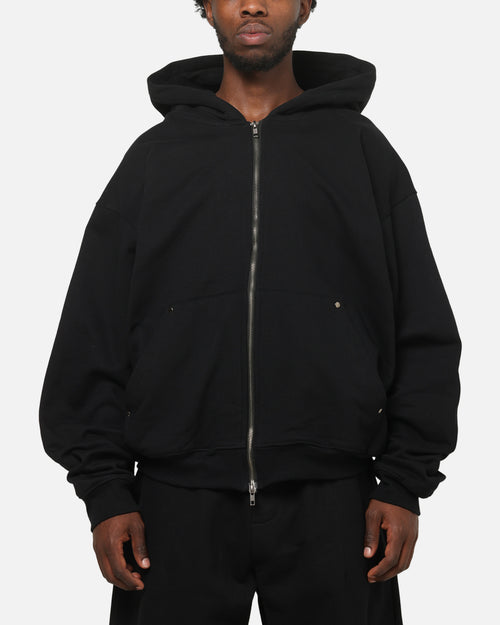 American Thrift Zip Hoodie Black