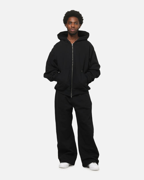 American Thrift Zip Hoodie Black