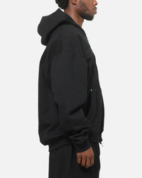 American Thrift Zip Hoodie Black