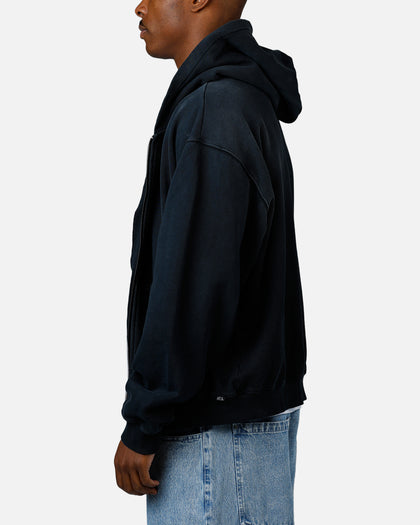 American Thrift Zip Hoodie Washed Black