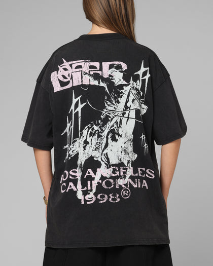 Loiter Dustborn T-Shirt Black Acidwash