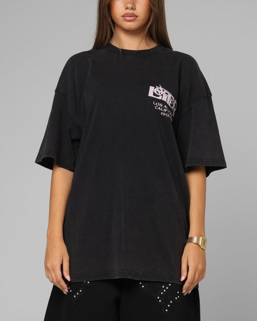 Loiter Dustborn T-Shirt Black Acidwash