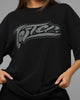 Loiter Jet Stream T-Shirt Black Acidwash
