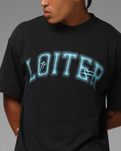 Loiter Phanton 98 T-Shirt Black Acidwash