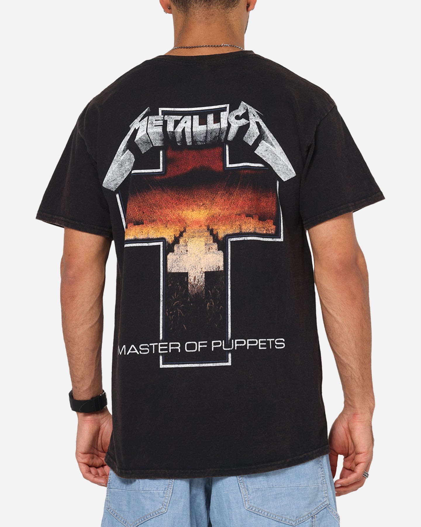 Metallica Master Of Puppets T-Shirt Black Wash | Culture Kings NZ