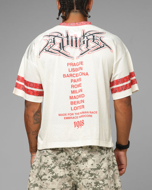 Loiter Hardcore Jersey Off White/Red