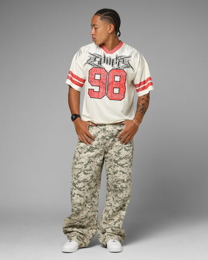 Loiter Hardcore Jersey Off White/Red