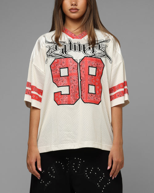 Loiter Hardcore Jersey Off White/Red