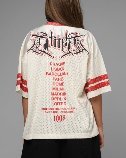 Loiter Hardcore Jersey Off White/Red