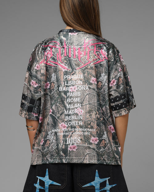 Loiter Hardcore Jersey Real Tree/Pink