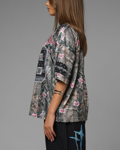 Loiter Hardcore Jersey Real Tree/Pink