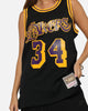 Mitchell & Ness Los Angeles Lakers Shaquille O'Neal Gothic Swing Jersey Black