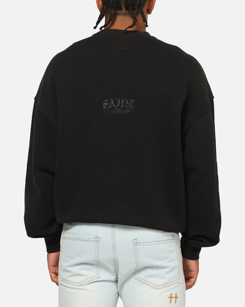 Saint Morta Serenity Crewneck Black Wash