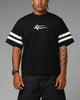 Loiter Hybrid Endzone T-Shirt Black