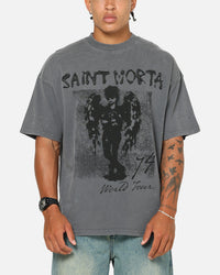 Saint Morta Punk Tour T-Shirt Washed Charcoal
