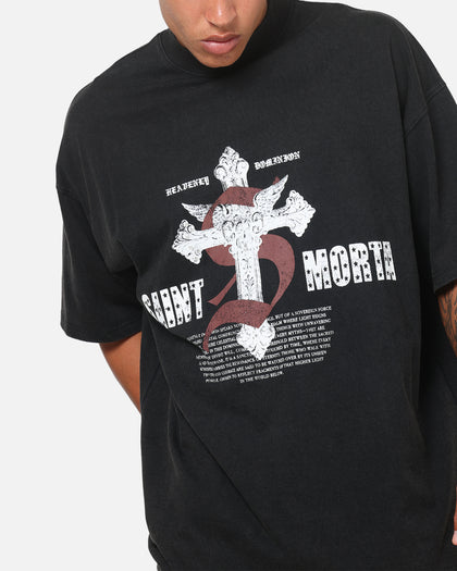 Saint Morta Heavenly Dominion T-Shirt Black Wash