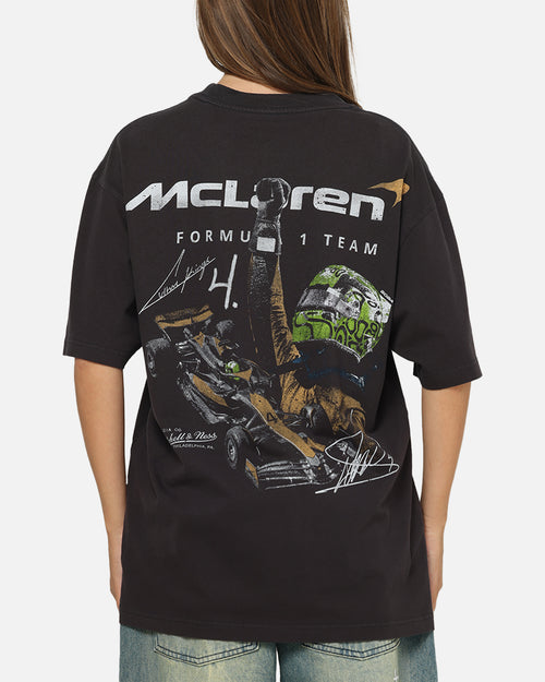 Mitchell & Ness X Mclaren Lando Norris Victory T-Shirt Faded Black