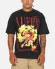 73Studio X One Piece Luffy Vintage T-Shirt Off Black