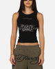 Ed Hardy Women's Rhinestone Rose Tank Black