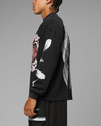 Loiter Dove Vintage Long Sleeve T-Shirt Black