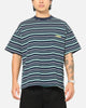 Carre Striped Pocket T-Shirt Navy Stripe