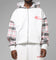 Loiter Ultra Hybrid Zip Hoodie Off White/Red